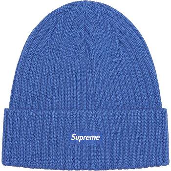 Supreme Overdyed Beanie Hoeden Blauw | NL157GL