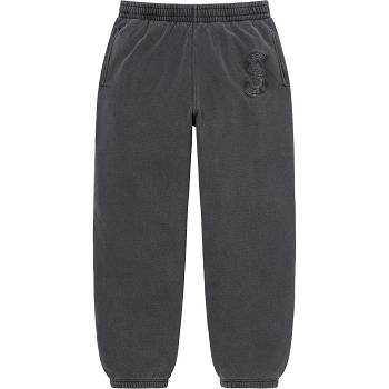 Supreme Overdyed S Logo Sweatpant Broek Zwart | NL403QZ