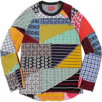 Supreme Patchwork Jacquard L/S Top Truien Gekleurd | NL324MA