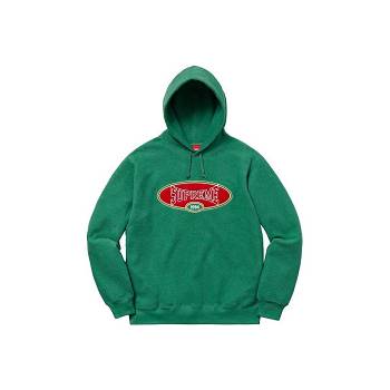 Supreme Reverse Fleece Met Capuchon Sweatshirts Groen | NL260FM