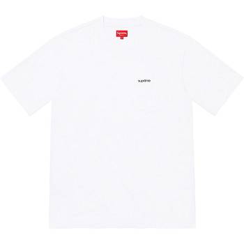 Supreme S/S Pocket Tee Truien Wit | NL322BC