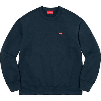 Supreme Small Box Crewneck Sweatshirts Donkerblauw | NL284SO