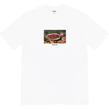 Supreme Strawberries Tee T-shirts Wit | NL250RW