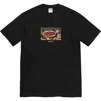 Supreme Strawberries Tee T-shirts Zwart | NL248WY