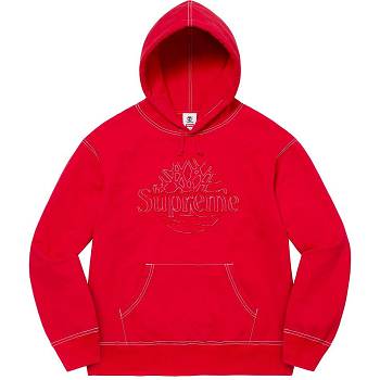 Supreme Timberland® Met Capuchon Sweatshirts Rood | NL300WY