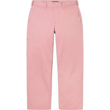 Supreme Werk Pant Broek Roze | NL423XF